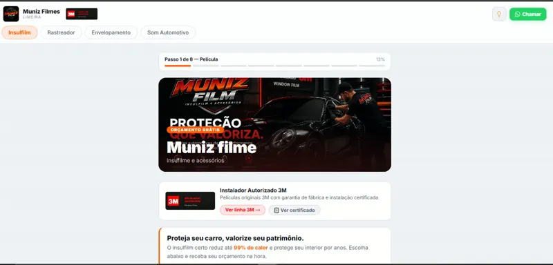 Simulador de orçamento PRO